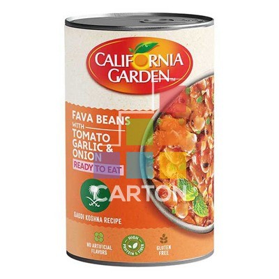 CALIFORNIA GARDEN FAVA BEANS SAUDI KOSHNA RECIPE 12*450GM